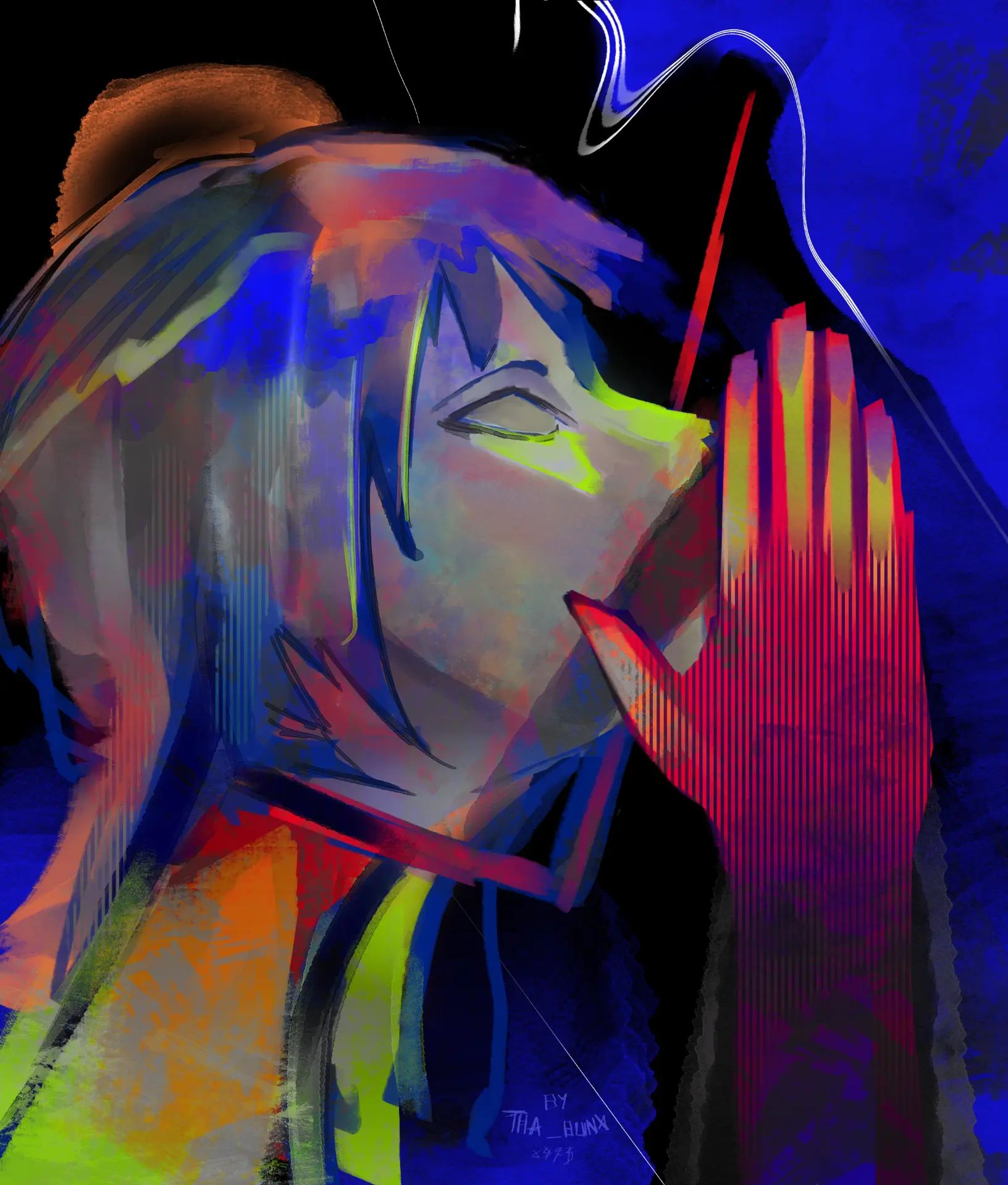 Abstract character artwork by Tha-Bunx