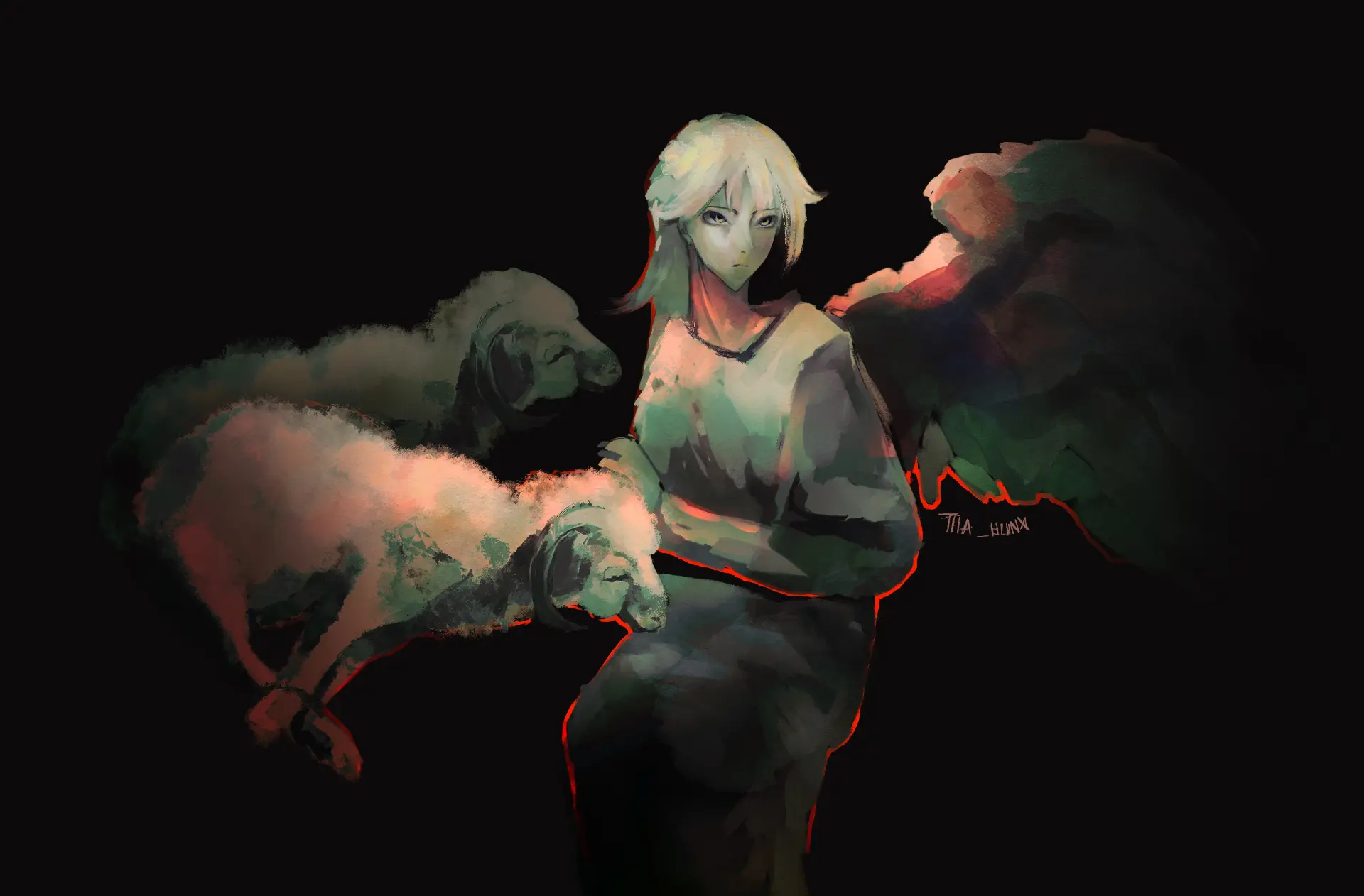 Sacrifice of Innocence, illustration by Tha-Bunx