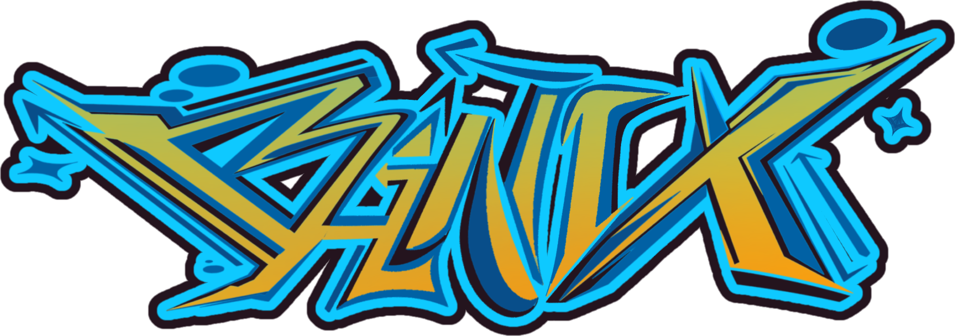 BANIX logo BANIX wordmark / Negative